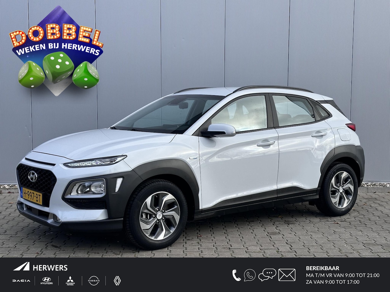 Hyundai Kona - 1.6 GDI HEV Comfort / Trekhaak / Navigatie / All Weather banden / Dealer onderhouden - AutoWereld.nl