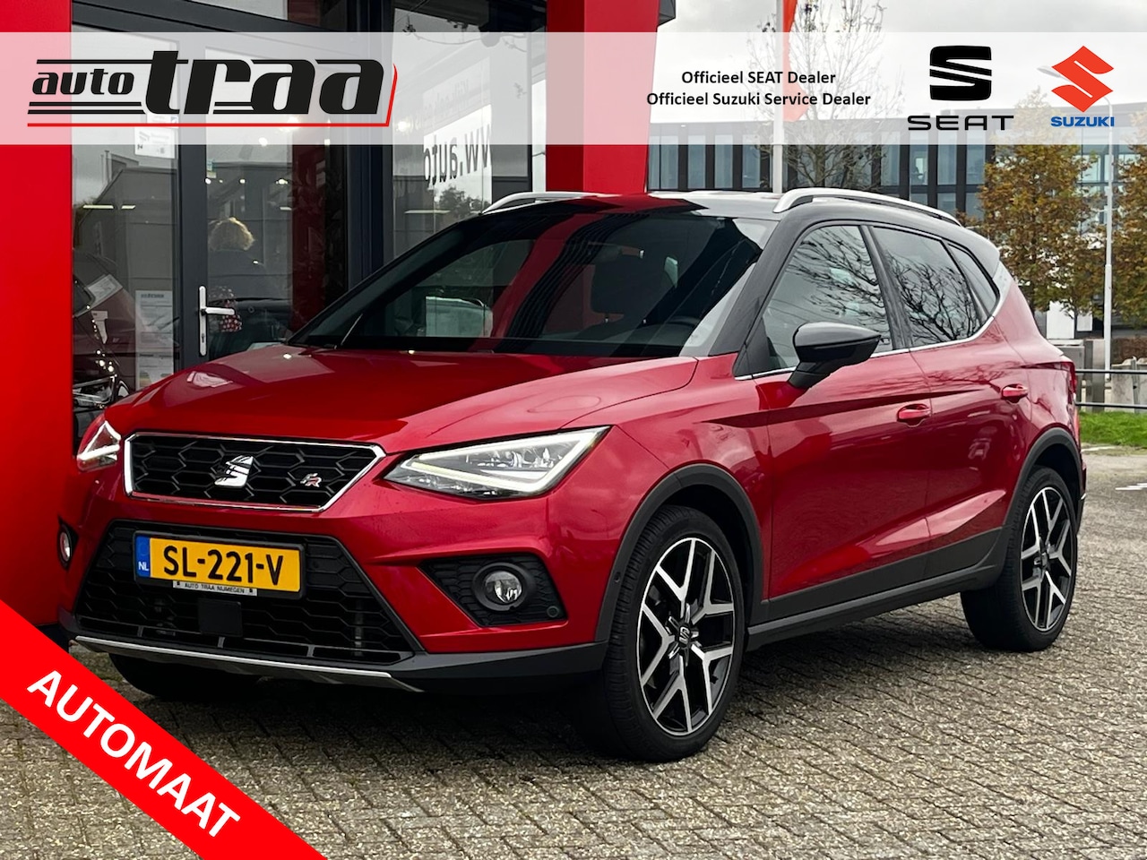 Seat Arona - 1.0 TSI FR Launch Edition DSG-7 Automaat / Afneembare trekhaak / Full led / 18'' LMV / - AutoWereld.nl