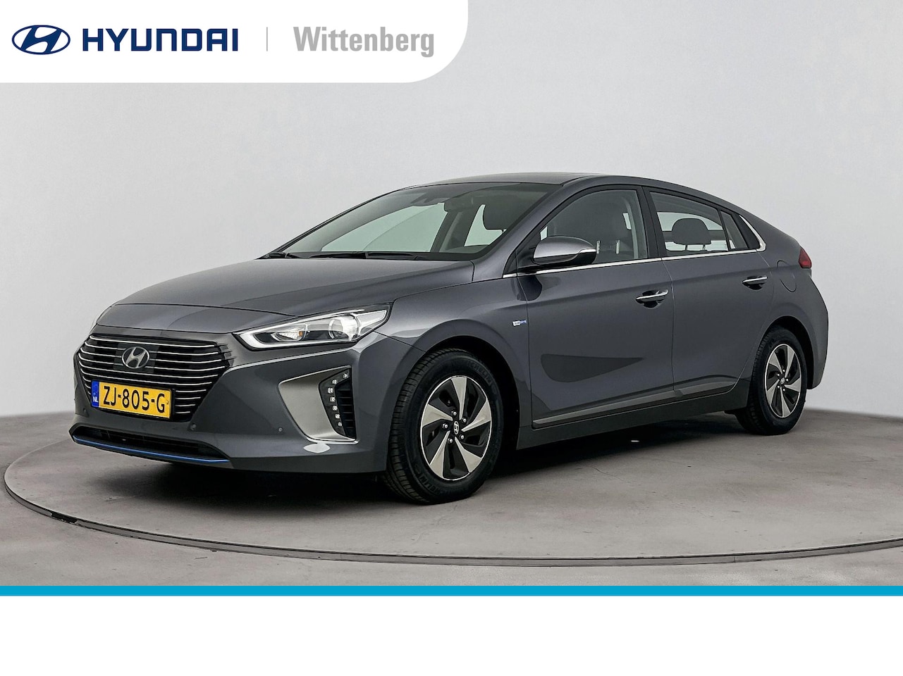 Hyundai IONIQ - 1.6 GDi PREMIUM | LEDER | NAVI | PDC VÓÓR & ACHTER | HYBRID AUTOMAAT | CAMERA | CLIMA | CR - AutoWereld.nl