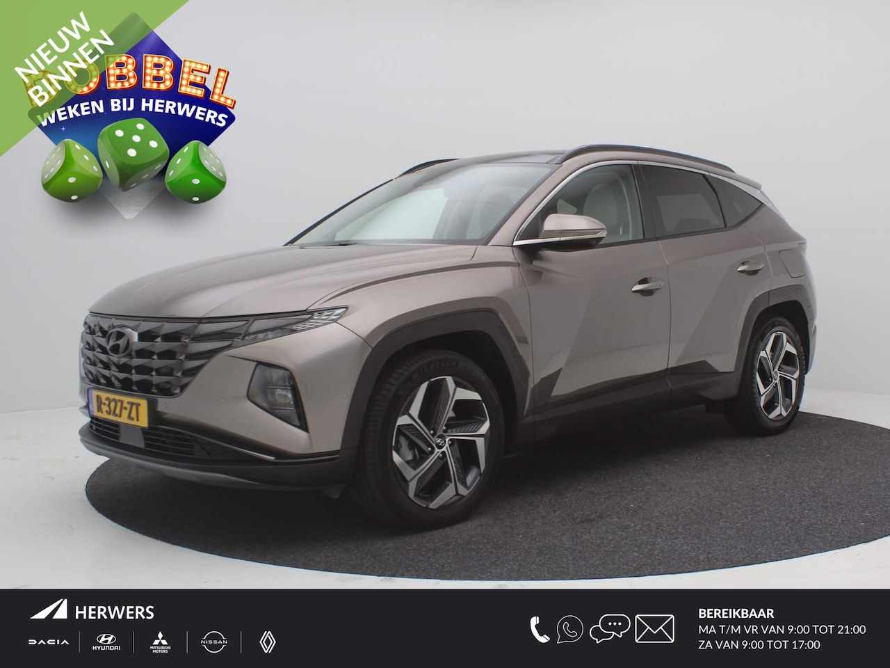 Hyundai Tucson - 1.6 T-GDI HEV 230pk Premium Sky / Trekhaak (1650KG Trekgewicht) / Schuif-/Kanteldak / Elek - AutoWereld.nl