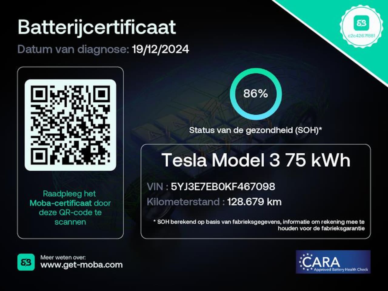 Tesla Model 3 - Long Range RWD Long Range AWD 75 kWh 86% SOH Trekhaak (1.000kg) - AutoWereld.nl