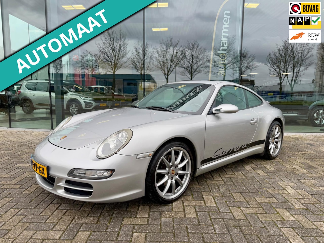 Porsche 911 - 997 3.6 Carrera schuifdak, sportuitlaat, alcantara hemel - AutoWereld.nl