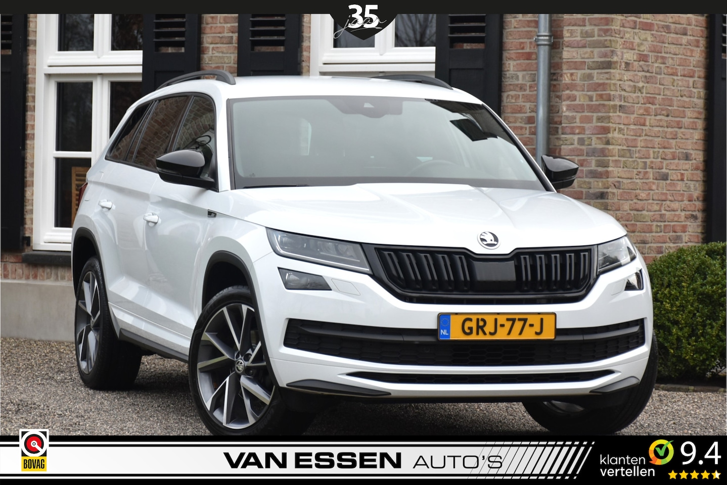 Skoda Kodiaq - 1.4 TSI ACT Sportline 7p. Navi Camera Keyless Memory Stoelen Nieuwstaat! - AutoWereld.nl