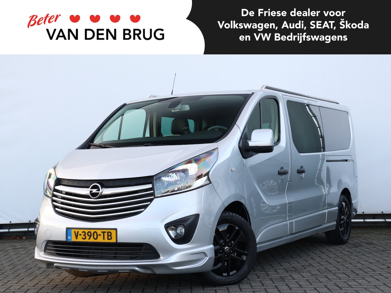 Opel Vivaro - 1.6 CDTI L2H1 146PK DC Sport EcoFlex | Airco | Cruise | 2x Schuifdeur | Stoelverwarming | - AutoWereld.nl