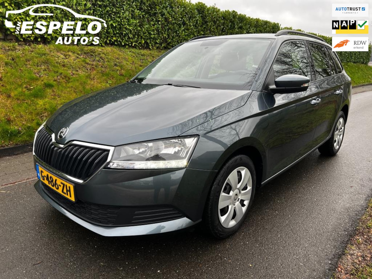 Skoda Fabia Combi - 1.0 TSI Active 1.0 TSI Active, 53.394 km NAP, Airco, Cruise, Led dagrijverl, Hoogte stoel/stuur, Verw. sp - AutoWereld.nl