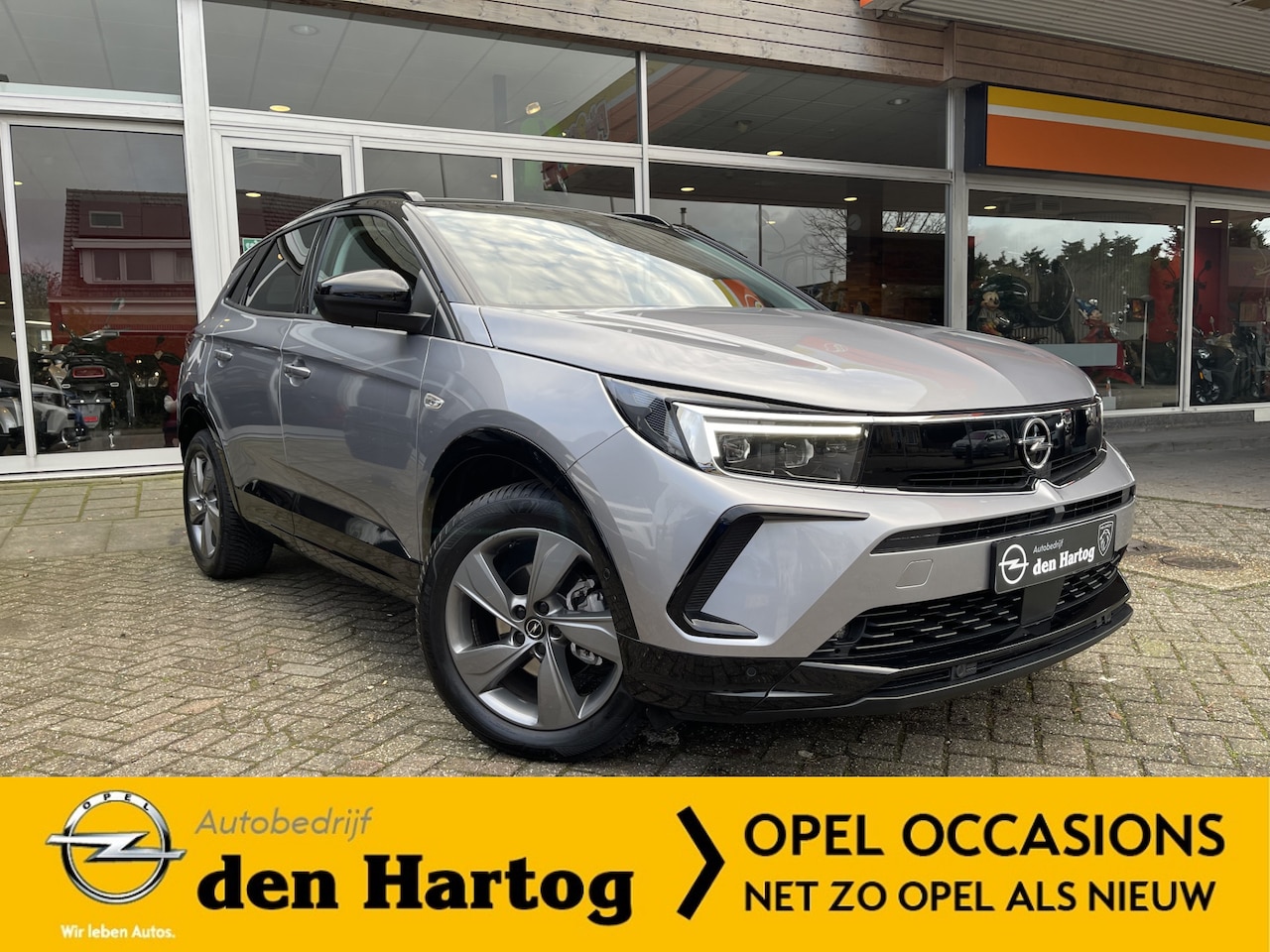 Opel Grandland - 1.2 Turbo GS Automaat Leder/Electr achterklep/memory  stoel. - AutoWereld.nl