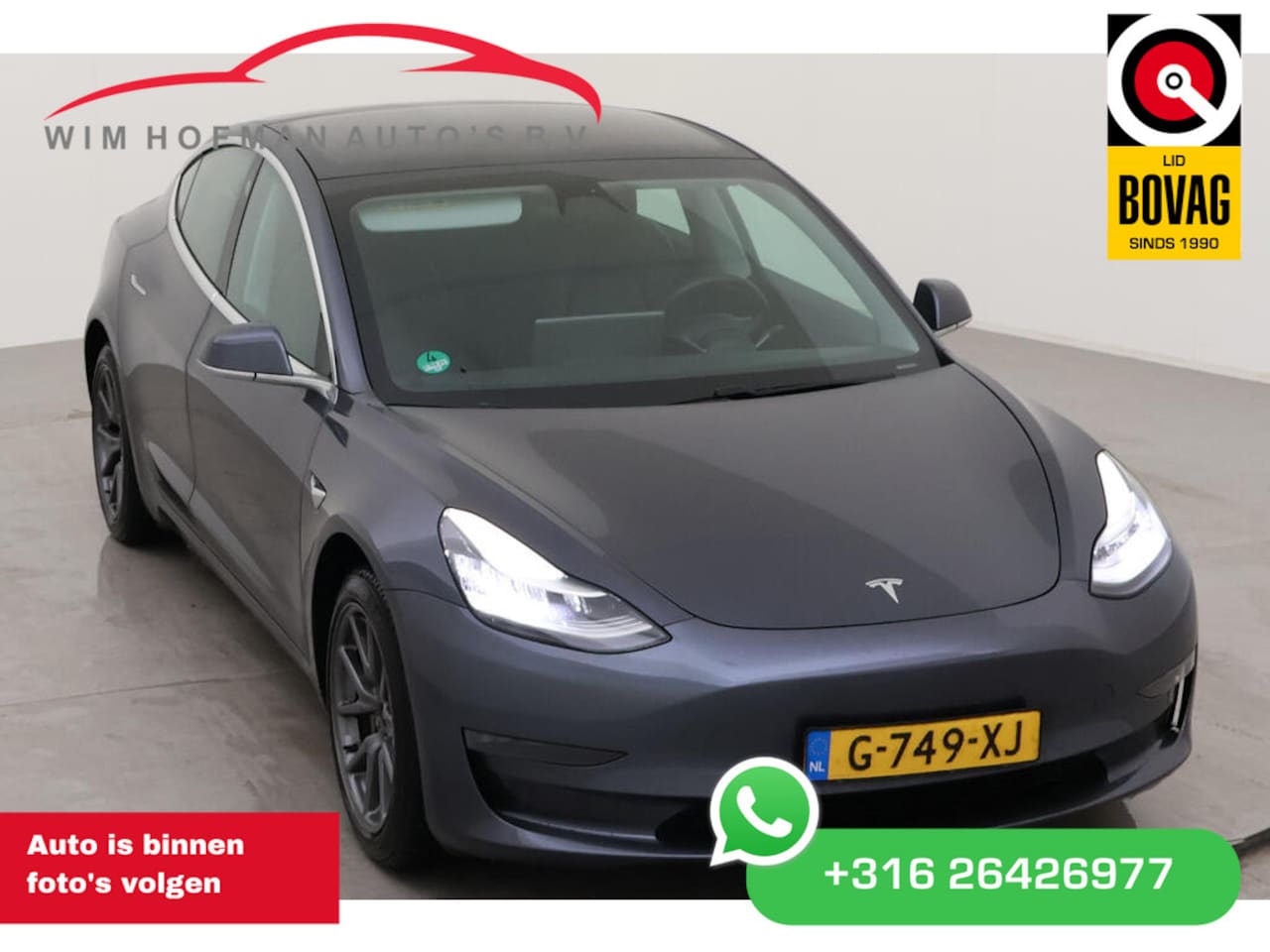 Tesla Model 3 - Long Range RWD Long Range AWD 75 kWh 351PK Autopilot Panodak Camera Leder - AutoWereld.nl