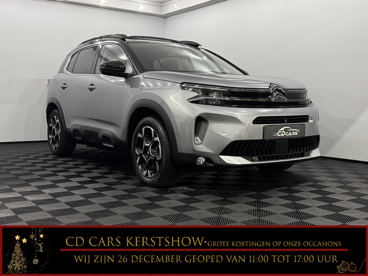 Citroën C5 Aircross - 1.6 Plug-in Hybrid Shine Leder, Pano, 360 Camera, Navo, Keyless start, Virtual desk, Rijst - AutoWereld.nl