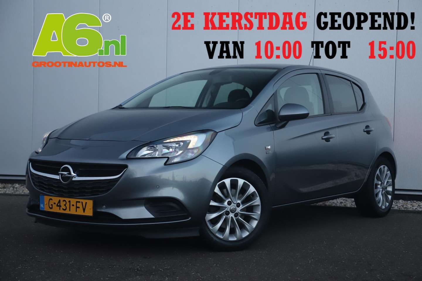 Opel Corsa - 1.0 Turbo 120 Jaar Edition + Navigatie Achteruitrijcamera 16 inch LMV Stuur & Stoelverwarm - AutoWereld.nl