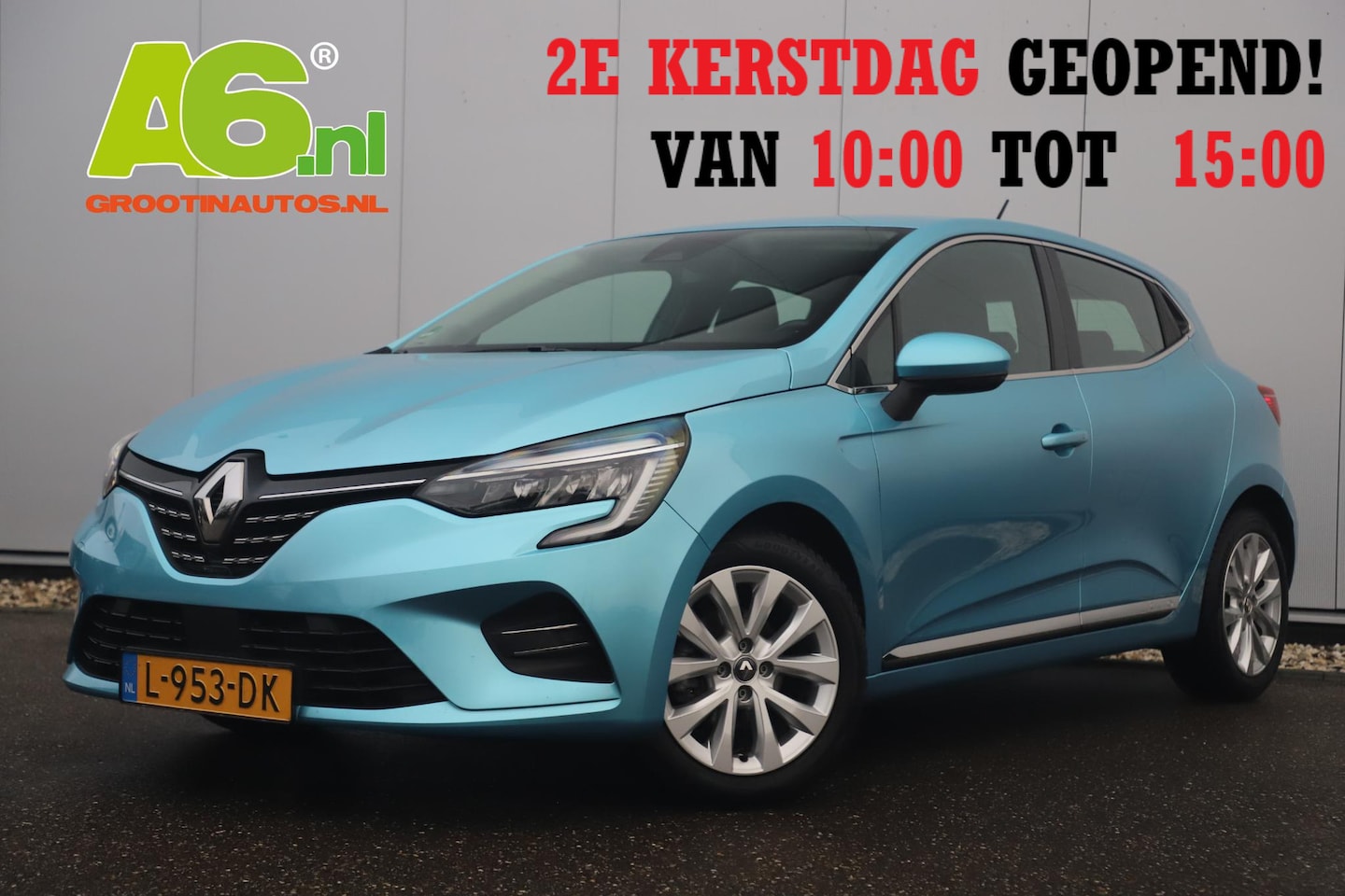 Renault Clio - 1.0 TCe Intens NAP! 16 inch LED Keyless Half Leder Navigatie Clima Cruise Carplay Android - AutoWereld.nl