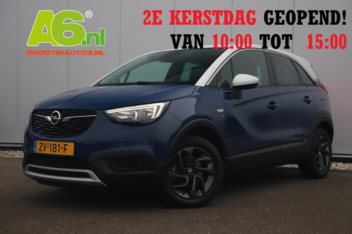 Opel Crossland X - 1.2 Turbo 120 Jaar Edition 110PK Carplay Android Navigatie Airco Cruise 16 inch LMV Blueto - AutoWereld.nl