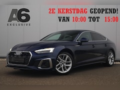 Audi A5 Sportback - 35 TDI S-Line edition Automaat Navarra Blue Full LED Wegklapbare Trekhaak Virtual Cockpit