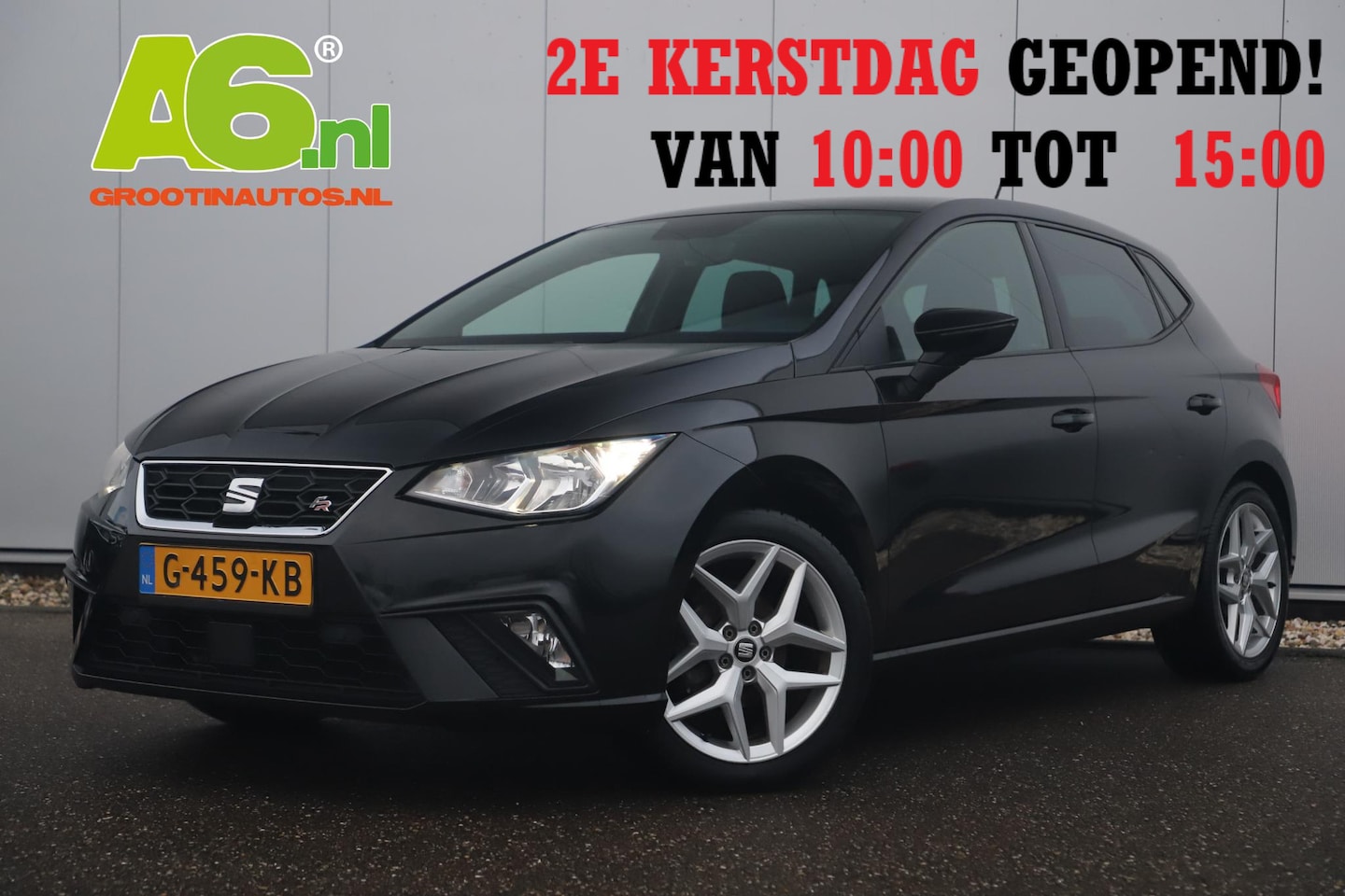 Seat Ibiza - 1.0 TSI FR Business Intense 95PK Trekhaak Navigatie Achteruitrijcamera Carplay Android Cli - AutoWereld.nl