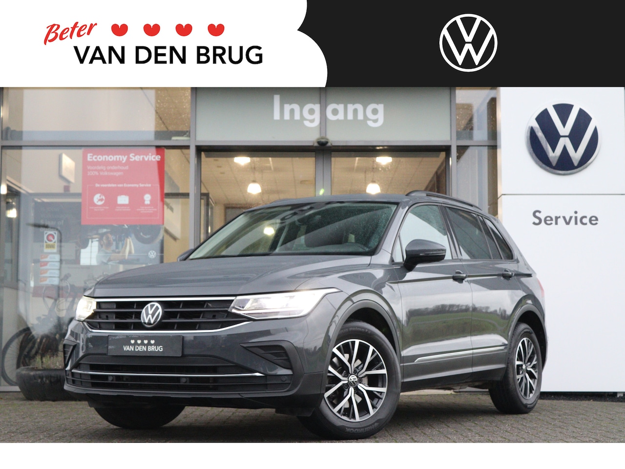 Volkswagen Tiguan - 1.5 TSI 150 pk DSG Life | Navigatie | Zwenkbare Trekhaak | Camera | LED | Climatronic | Cr - AutoWereld.nl