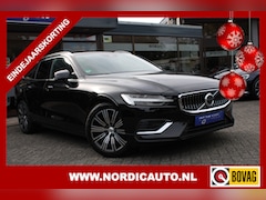 Volvo V60 - 2.0 T6 RECHARGE AWD MOMENTUM PRO NAVIGATIE- CAMERA- LANE DEPARTURE- LEDER INT