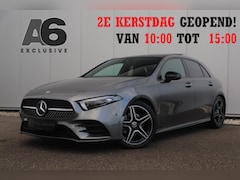 Mercedes-Benz A-klasse - 180 AMG Night Pakket Automaat 1 Jaar Garantie Panoramadak Sfeerverlichting Keyless Half Le