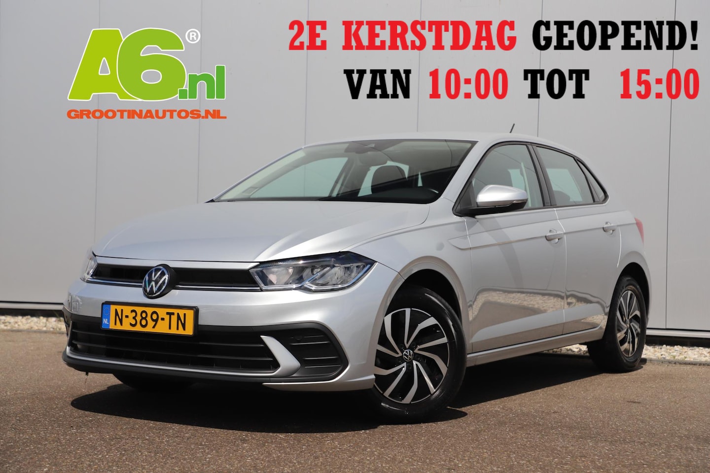 Volkswagen Polo - 1.0 TSI Life 95PK NAP NIEUWSTE MODEL! Virtual Cockpit 15 inch LMV Radio Carplay Android Bl - AutoWereld.nl