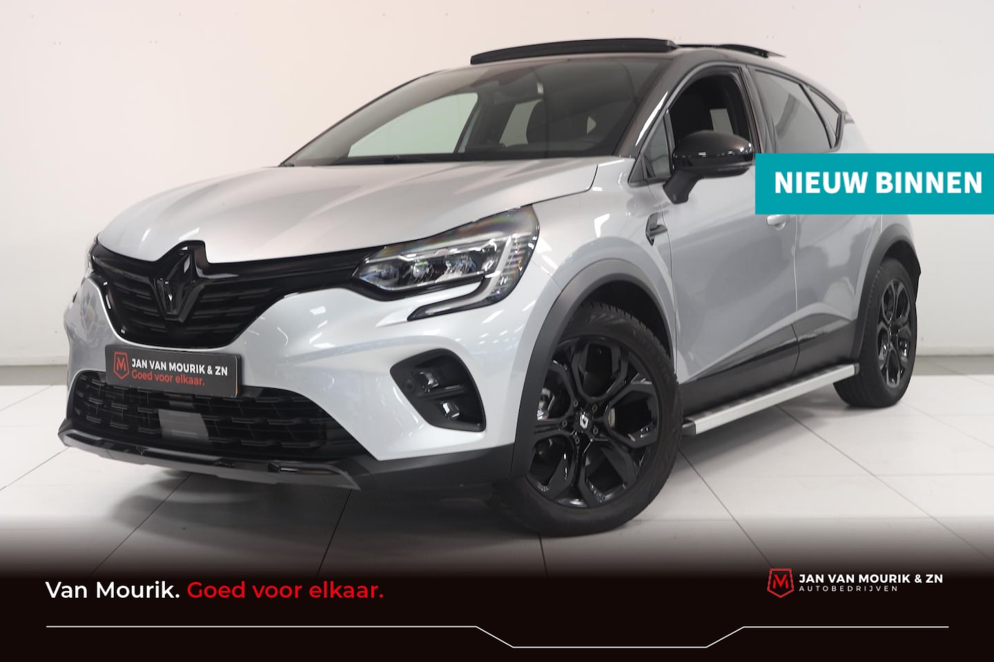 Renault Captur - 1.6 E-Tech Hybrid 145 Rive Gauche | Open dak | Sidesteps | Verwarmbaar stuurwiel | - AutoWereld.nl