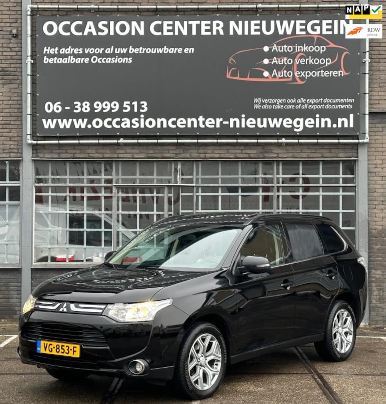 Mitsubishi Outlander - 2.2 DI-D 4WD 2013 GRIJS KENTEKEN/EURO5! - AutoWereld.nl