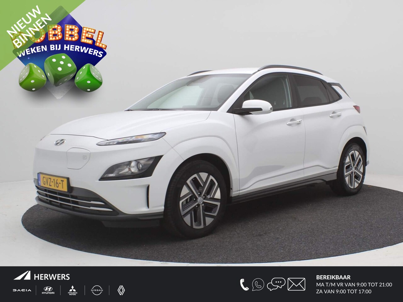 Hyundai Kona Electric - EV Fashion 64 kWh / 3-Fase laden / Navigatie / Bluelink / Climate Control / Airconditionin - AutoWereld.nl