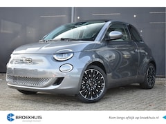 Fiat 500 - EV La Prima 42 kWh 3 Fase VOORRAAD-ACTIE | Panoramadak | Leder | Navigatie Pro | Stoelverw