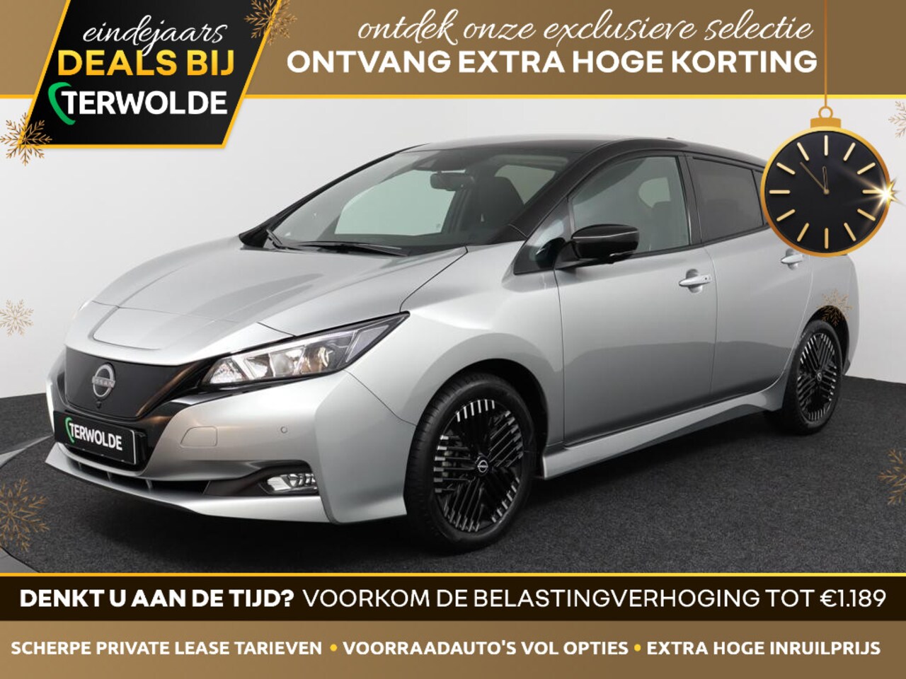 Nissan LEAF - N-Connecta 39 kWh | €127,- netto bijtelling! | €2950,- overheidssubsidie! | Stoel en stuur - AutoWereld.nl