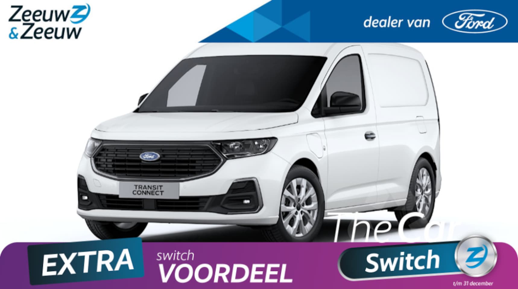 Ford Transit Connect - 1.5 EcoBoost PHEV L1 Limited | Camera | 17" Lichtmetaal | Blind spot assist | Led laadruim - AutoWereld.nl