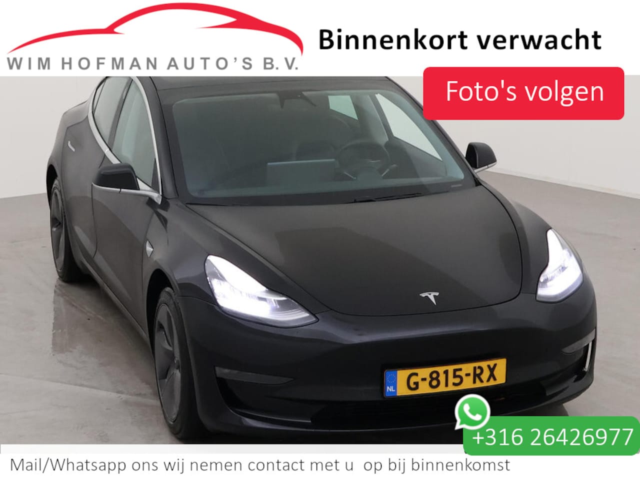 Tesla Model 3 - Long Range RWD Long Range AWD 75 kWh 351PK Autopilot FSD Comp Leder Panodak Camera - AutoWereld.nl