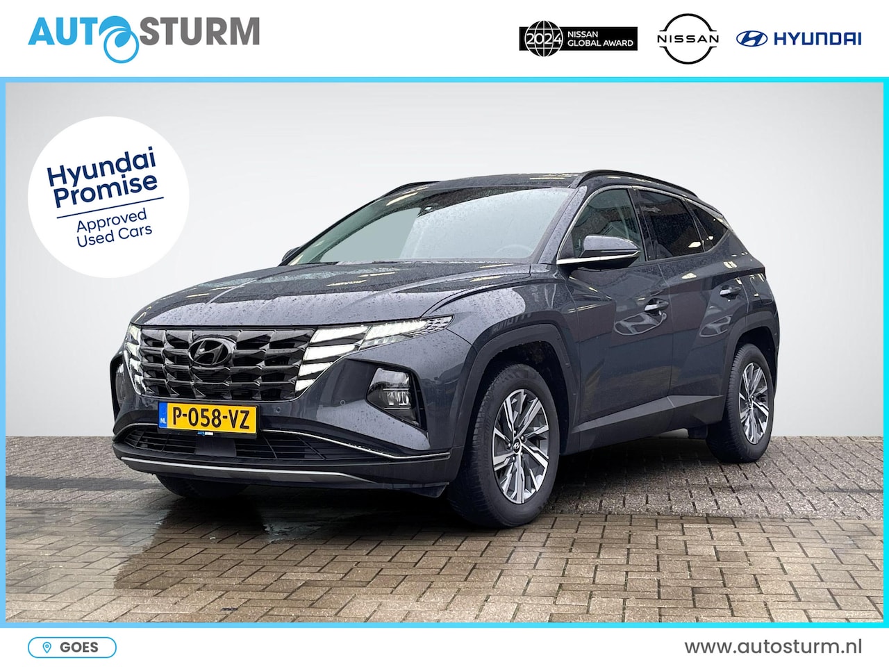 Hyundai Tucson - 1.6 T-GDI HEV Comfort Smart | Navigatie | Camera | Stuur- + Stoelverwarming | Apple Carpla - AutoWereld.nl