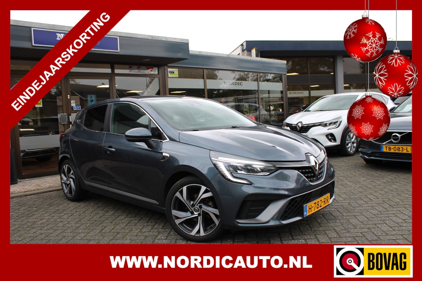 Renault Clio - 1.0 TCE R.S. LINE 101 PK / SPORT STOELEN- NAVIGATIE A RIJ CAMERA- LANE DEPARTURE - AutoWereld.nl