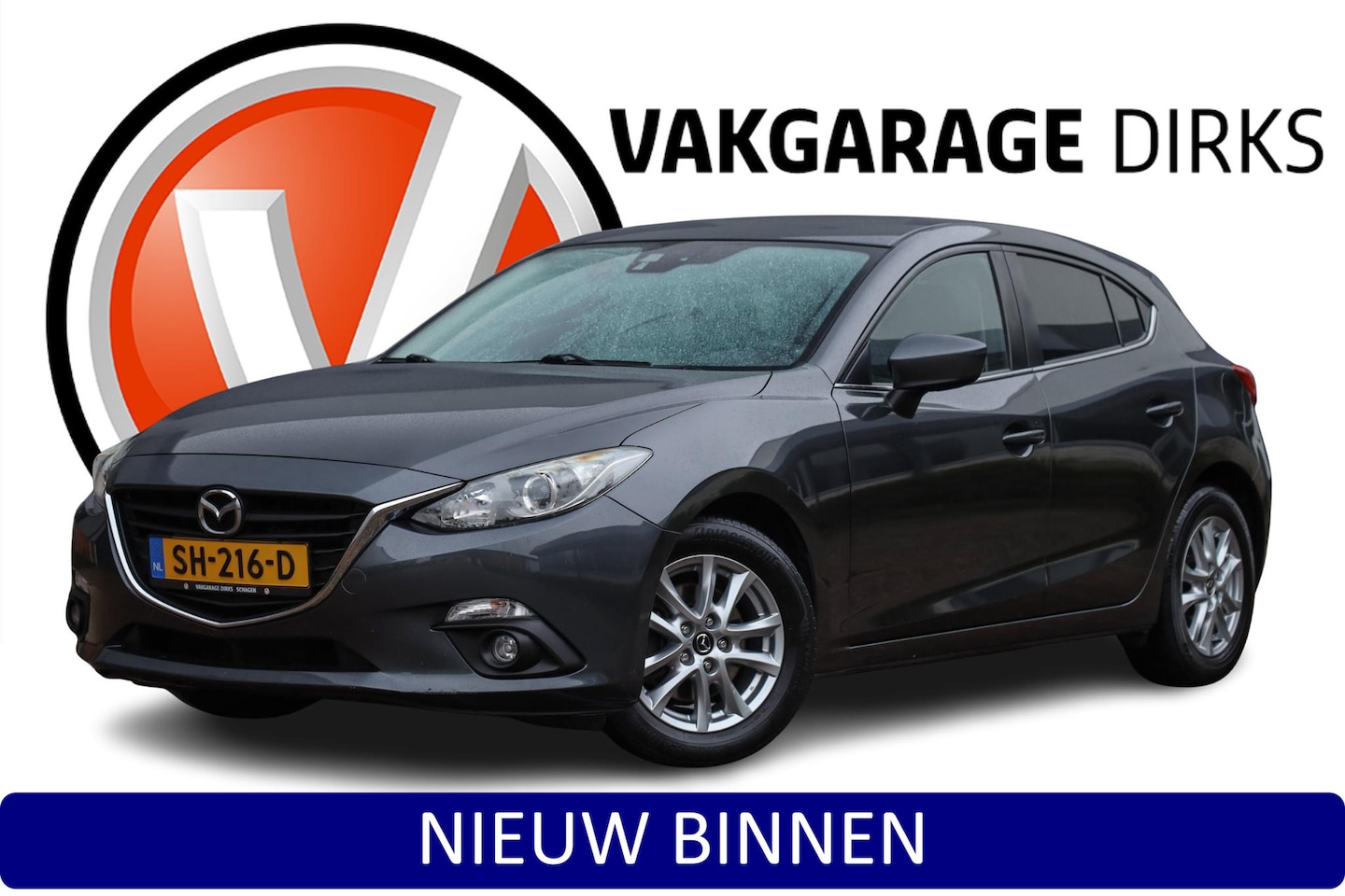 Mazda 3 - 2.0 Skylease ✅ Navi ✅ Stoelverwarming ✅ Clima - AutoWereld.nl