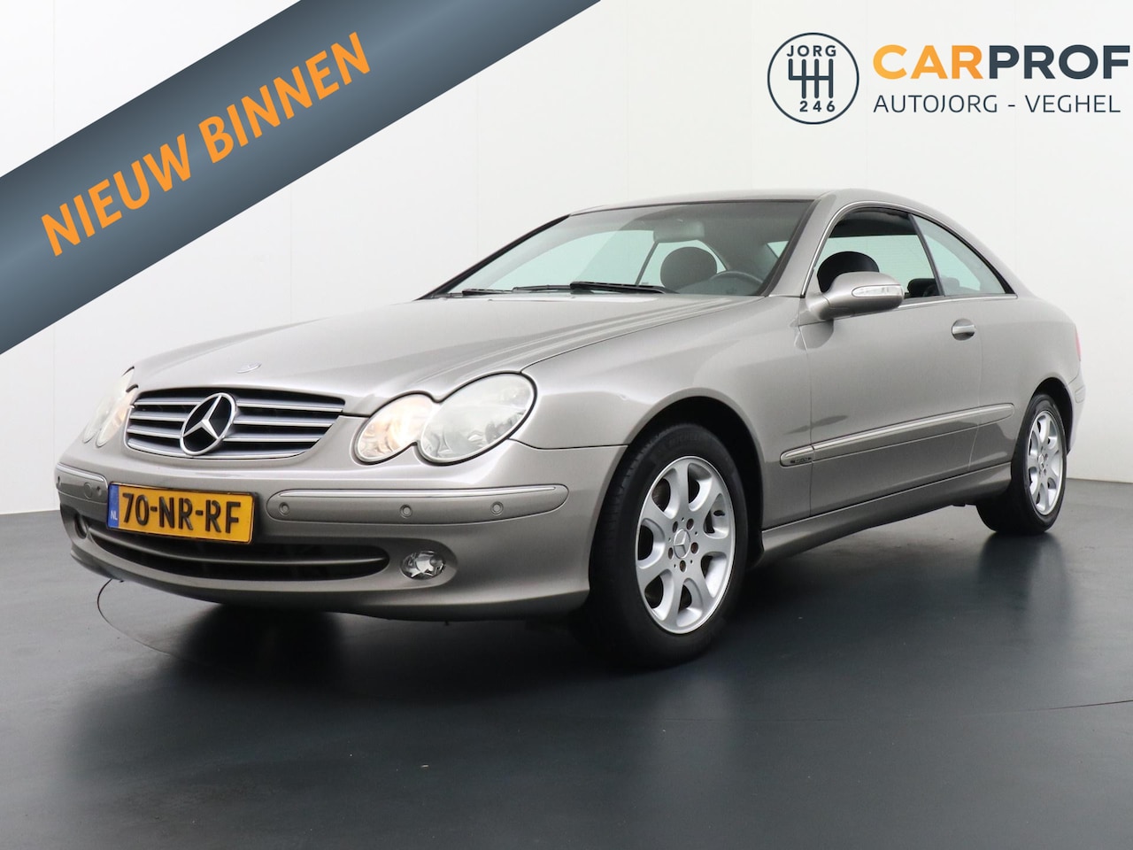 Mercedes-Benz CLK-klasse Coupé - 240 Elegance Youngtimer Leder Comand Navigatie Automaat - AutoWereld.nl