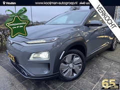 Hyundai Kona Electric - EV Premium 64 kWh | Head-Up Display | Super Netjes | Dodehoeksensor | Stoelverwarming/Koel