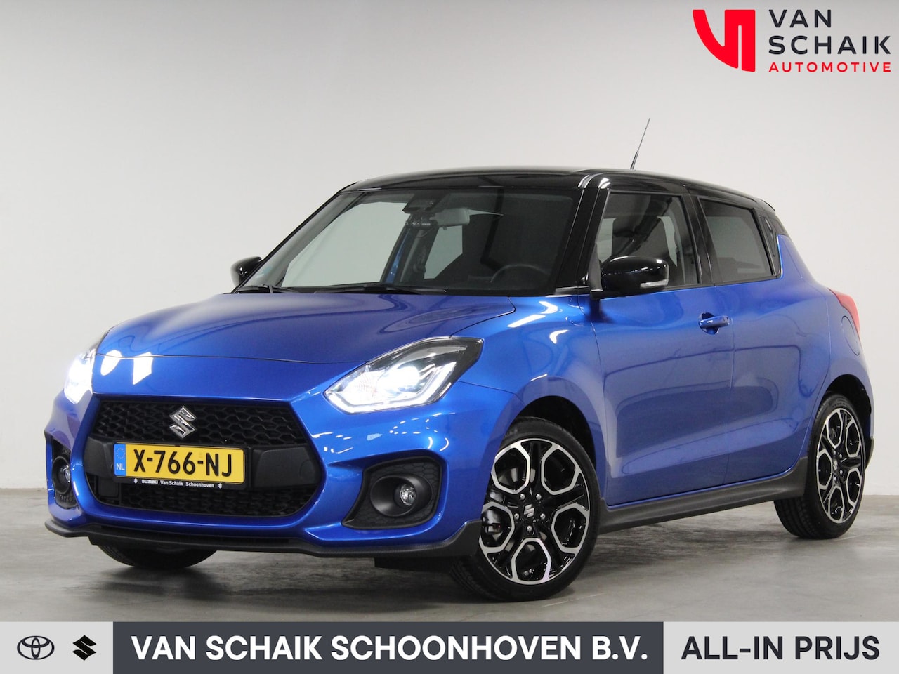 Suzuki Swift - 1.4 Sport Smart Hybrid | Speedy Blue | Apple Carplay/Android Auto | Dodehoekdetectie - AutoWereld.nl