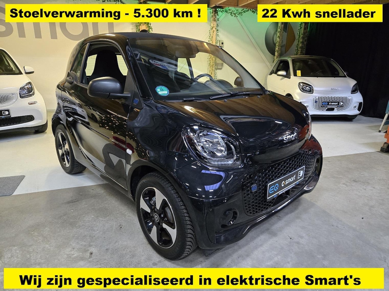 Smart Fortwo - EQ 22 Kwh snellader - stoelverwarming - armsteun - AutoWereld.nl