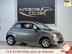 Fiat 500 - 0.9 TwinAir Lounge 2010 GRIJS PANO|AIRCO|LEER|LM 15