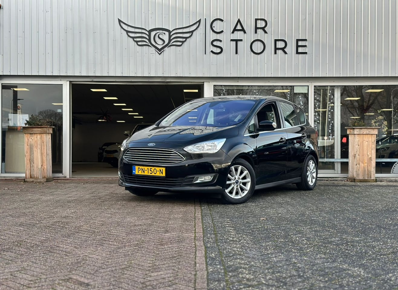 Ford C-Max - 1.0 Titanium |PANO DAK|TREKHAAK|CRUISE|CLIMA|PDC|LED|LM VELGEN 16" - AutoWereld.nl