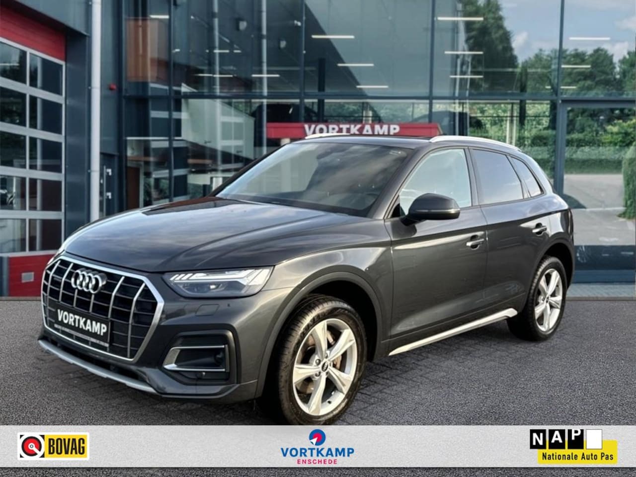 Audi Q5 - 40 TDI QUATTRO ADVANCED PANO-DAK/TREKHAAK/CRUISE/NAVI/STOELVERW - AutoWereld.nl