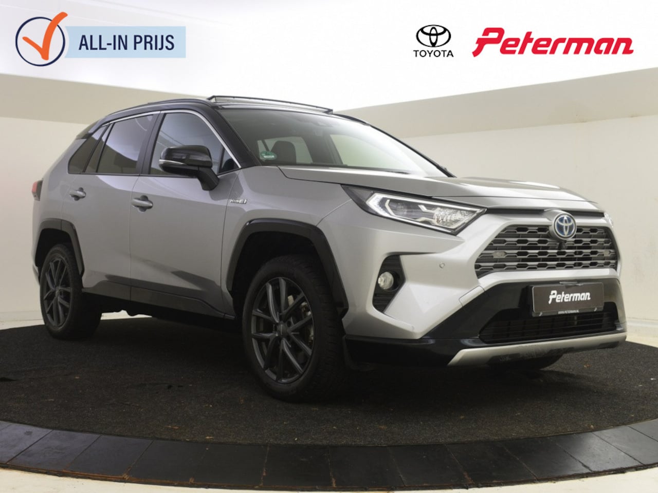 Toyota RAV4 - 2.5 Hybrid AWD Bi-Tone | Panormadak | Trekhaak | Pdc V+A | JBL | - AutoWereld.nl