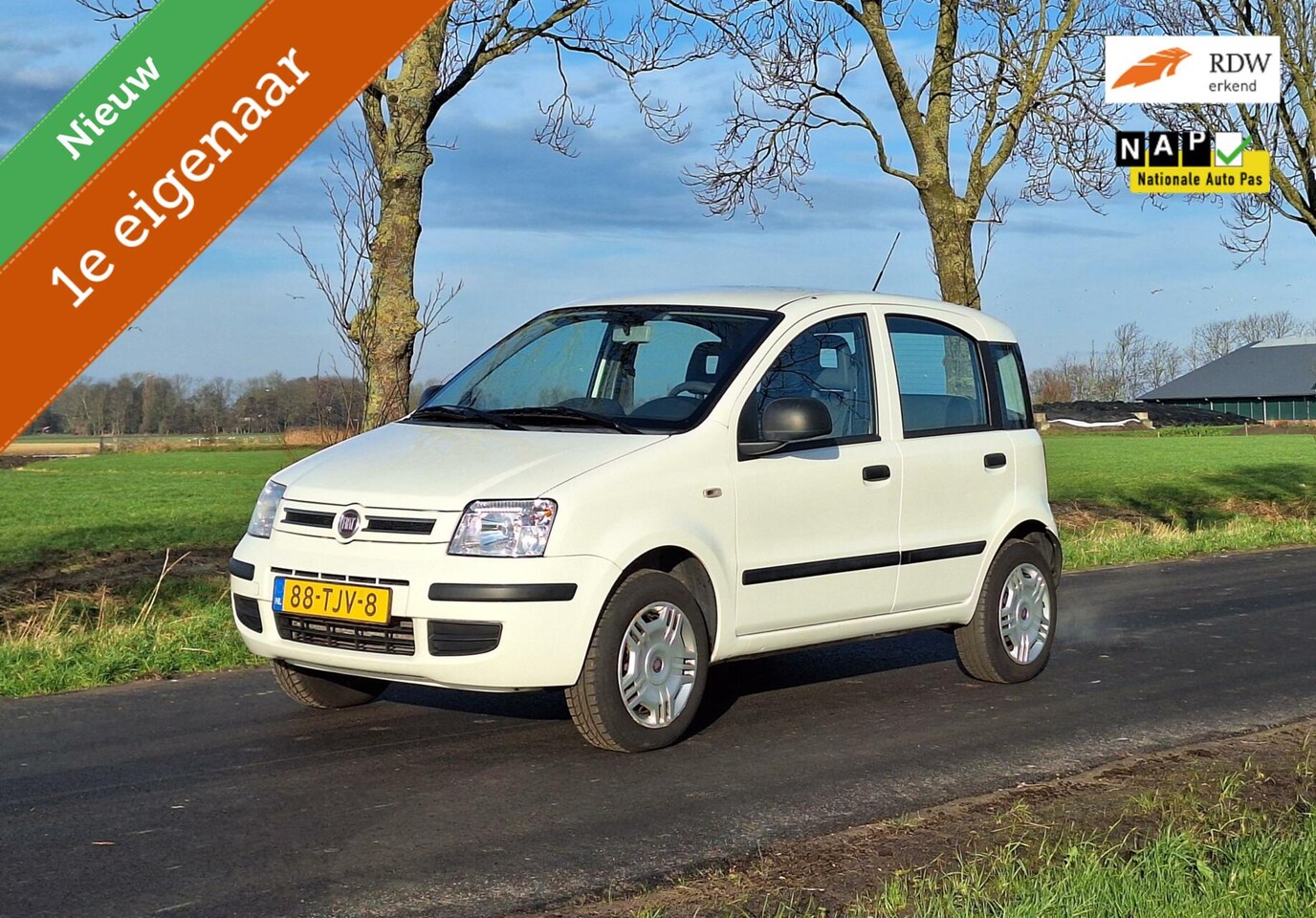 Fiat Panda - 1.4 Natural Power op aardgas, 1e eig❗ - AutoWereld.nl