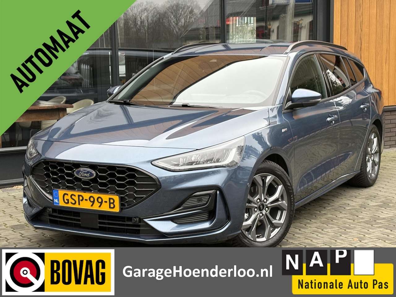 Ford Focus Wagon - Hybrid ST Line Adapt.Cruise, Camera, Stoel/Stuurverw. - AutoWereld.nl