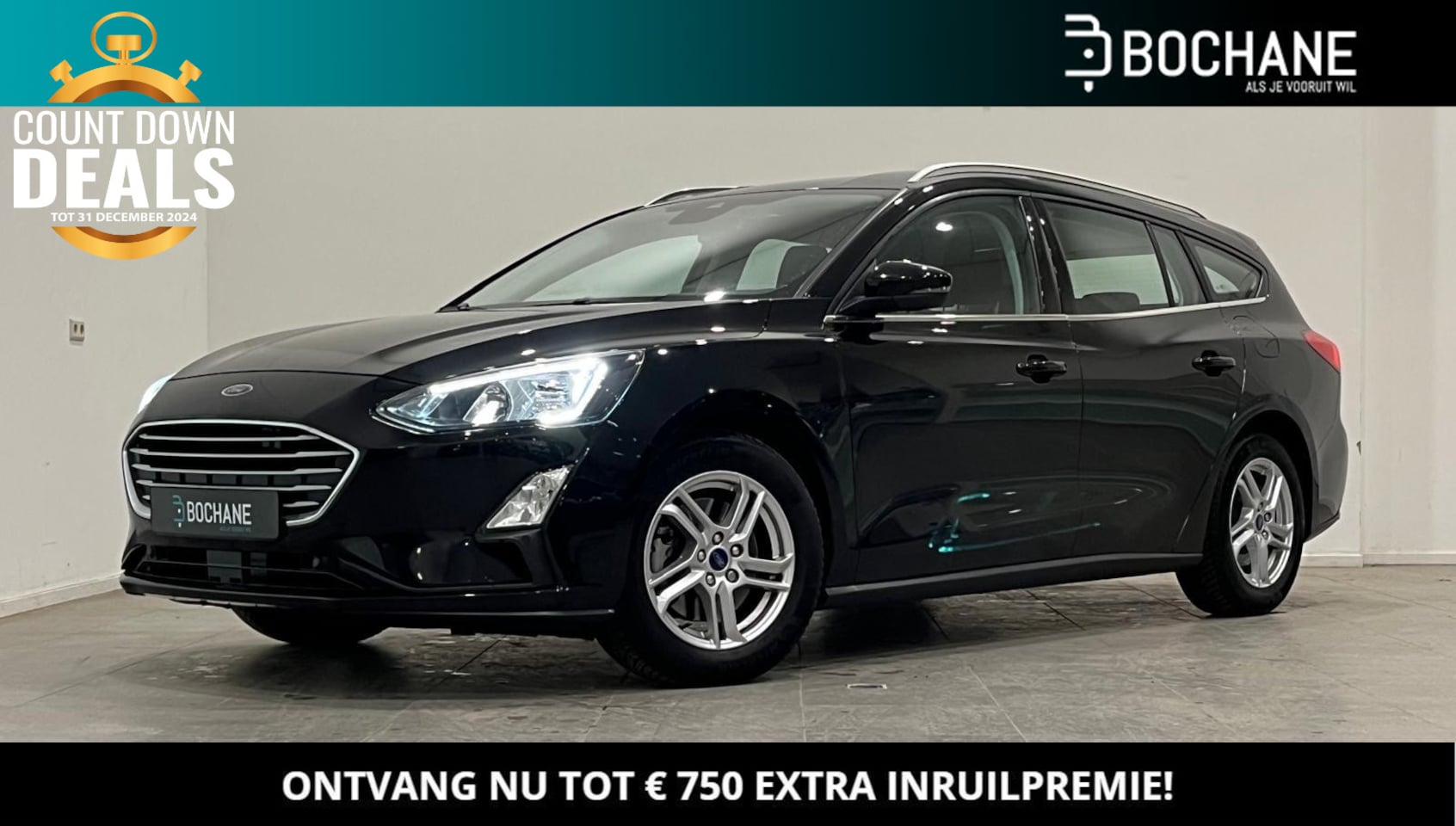 Ford Focus Wagon - 1.0 EcoBoost 100 Trend Edition Business | Trekhaak - AutoWereld.nl