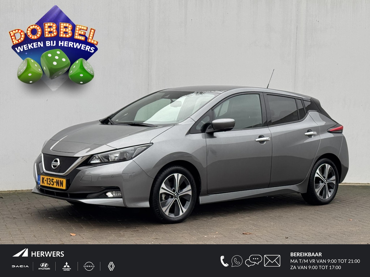 Nissan LEAF - N-Connecta 40 kWh / Private lease vanaf 350,- euro per maand / Stuur- en Stoelverwarming / - AutoWereld.nl