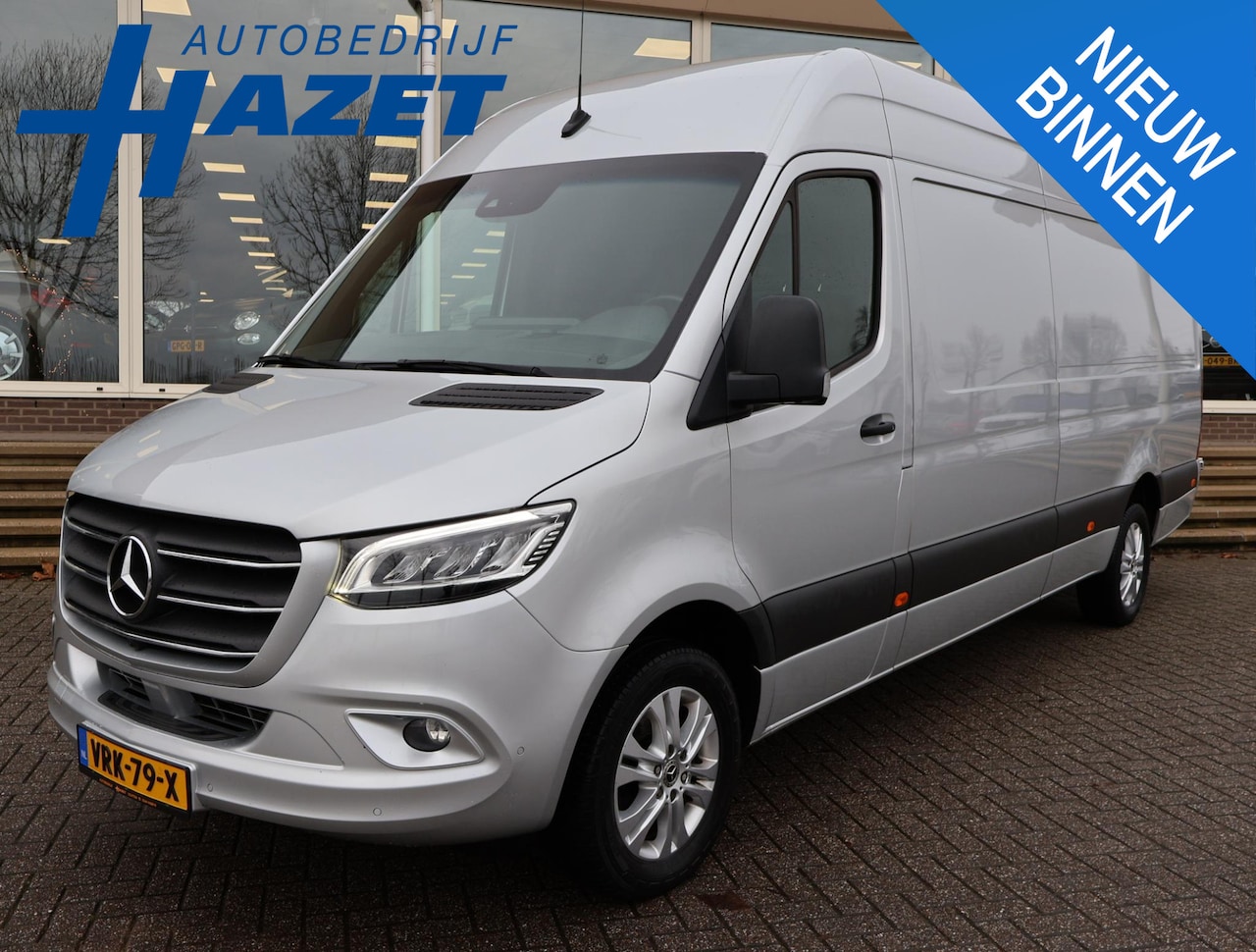 Mercedes-Benz Sprinter - 319 3.0 CDI V6 190 PK AUT. L3H2 + DISTRONIC / LED / 360 CAMERA / BREEDBEELD MBUX - AutoWereld.nl