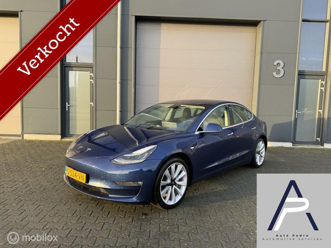 Tesla Model 3 - Long Range RWD Long Range AWD 75 kWh Blauw Trekhaak Incl BTW - AutoWereld.nl