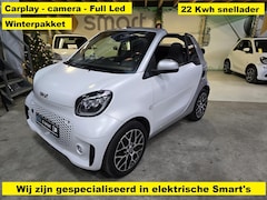 Smart Fortwo cabrio - EQ Comfort PLUS 22 Kwh snellader - Matt white - leder - stoel- en stuurwielverwarming, 12