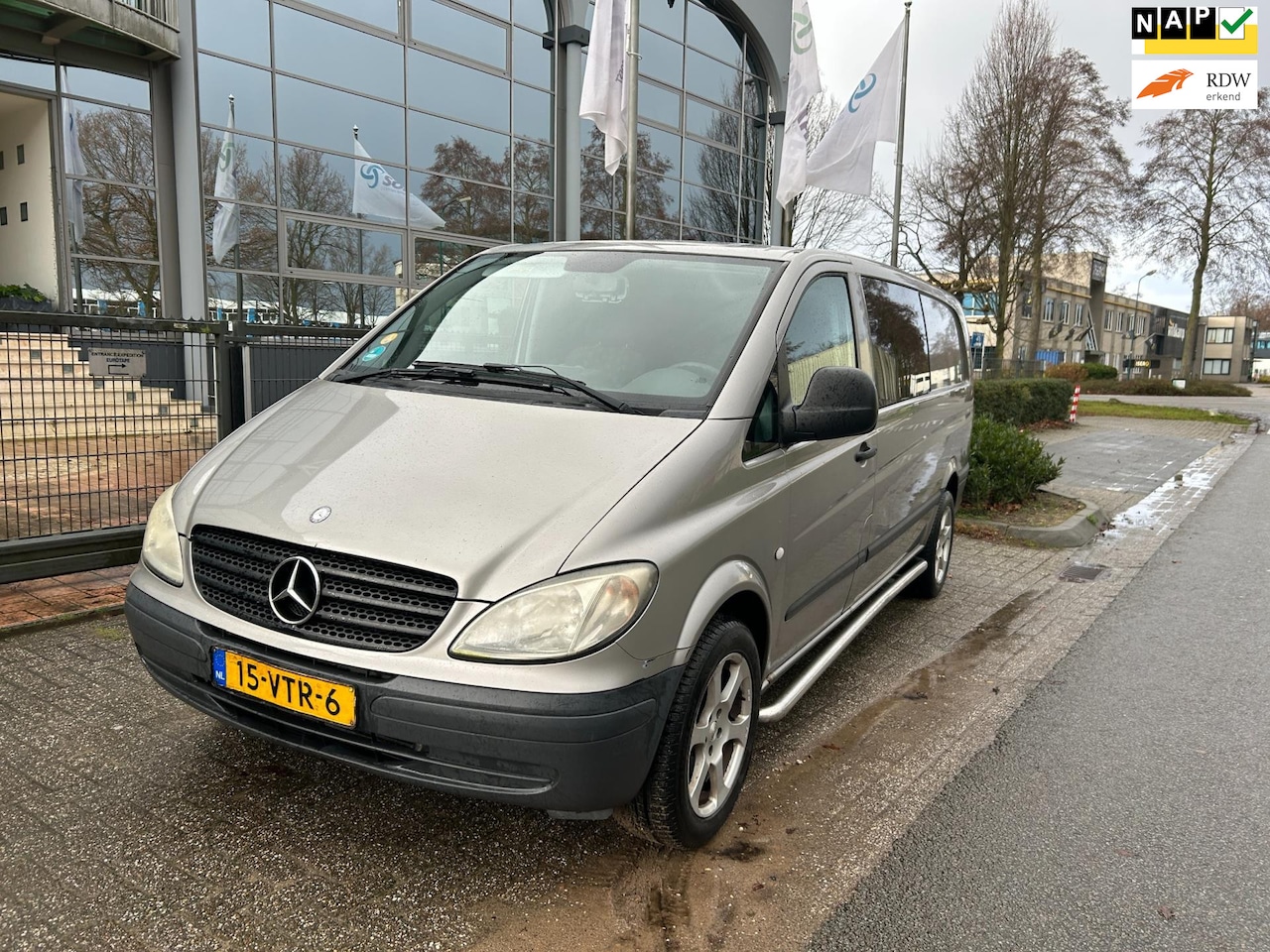 Mercedes-Benz Vito - 109 CDI 343 dubbel cabine Amigo luxe airco - AutoWereld.nl