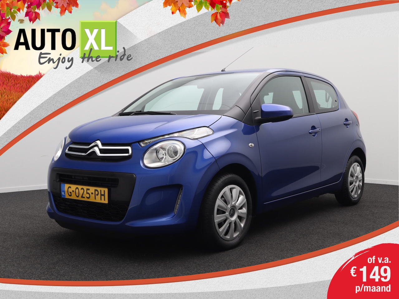 Citroën C1 - 1.0 VTi Feel Bluetooth Airco LED - AutoWereld.nl