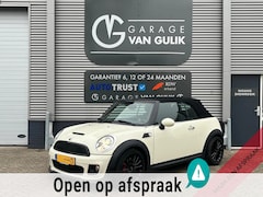 MINI Cabrio - 1.6 122PK Cooper Chili JCW Clima, Cruise, Navi, Panodak, Leder/Stof, Bluetooth, Stoelverw.