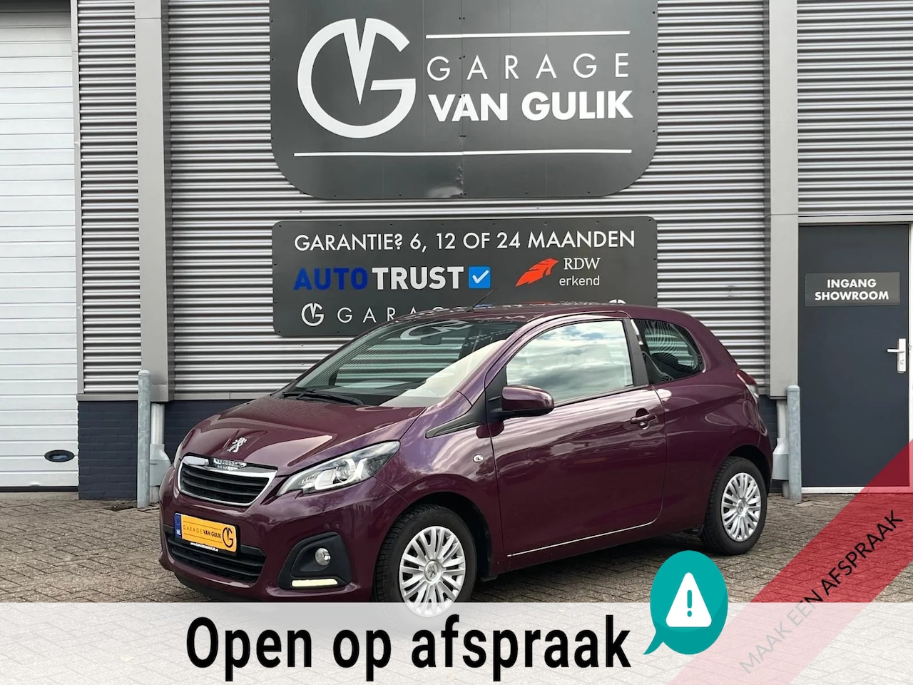 Peugeot 108 - 1.0 e-VTi 69PK Airco,Led,Isofix,Stuurb.,Bluetooth,Pdc,Isofix,Usb/Aux, - AutoWereld.nl